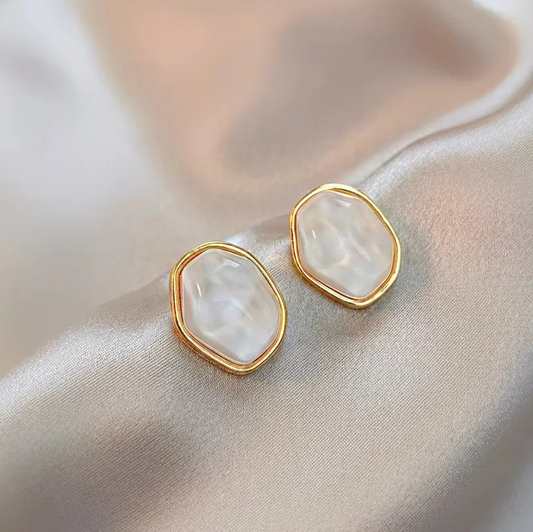 Ripple Stud Earrings