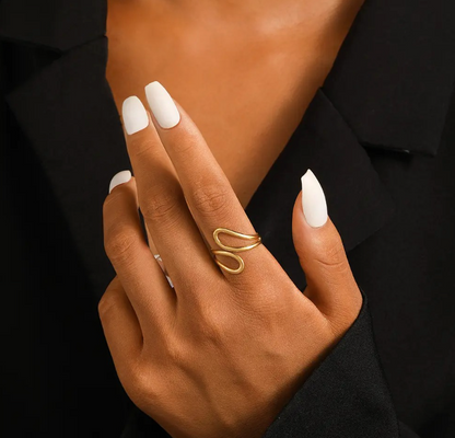 Hollow Drops Ring